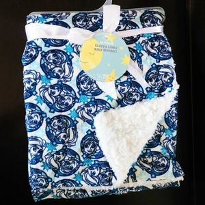 Sherpa Lined Baby Blanket Frozen Disney